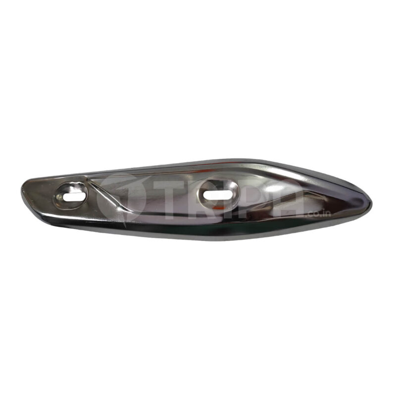 Tripa Honda Activa 125 Silencer Guard Cover Shield Chrome