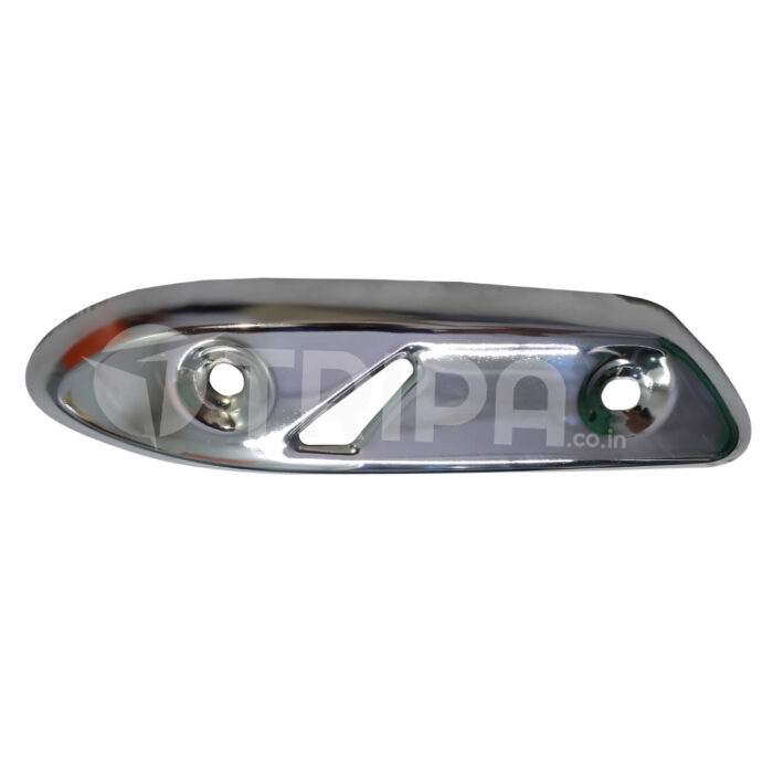 Tripa Honda Activa 5G Silencer Guard Activa 4G Silencer Cover Shield Chrome 2